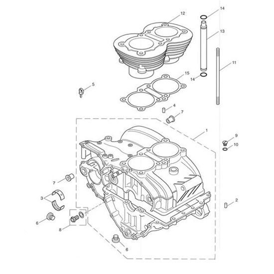 Bild von ZYLINDERBLOCK, TWIN, 86.0 mm